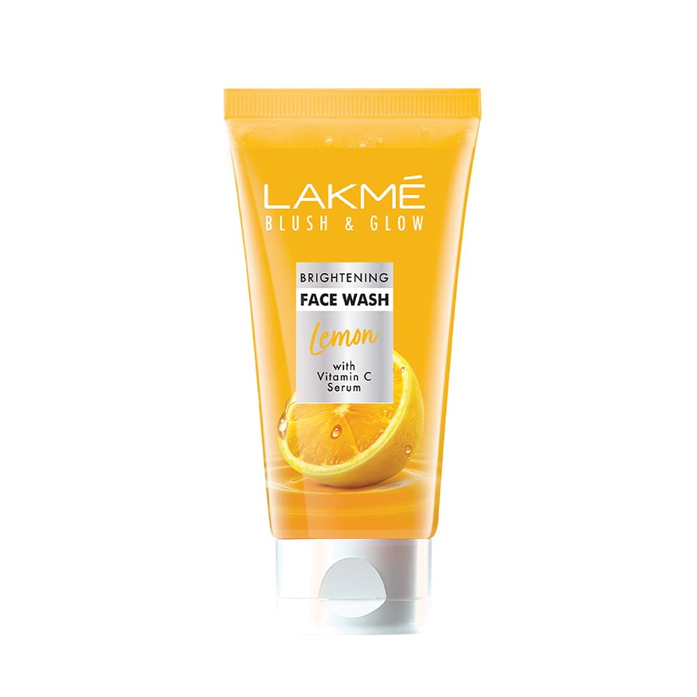 Pack of 2 LAKMÉ Blush & Glow Lemon Freshness Gel Face Wash with Lemon Extracts, 100 g