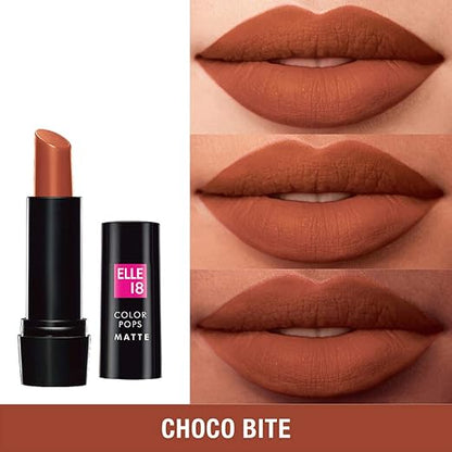 Elle18 Color Pop Lip Color, Choco Bite (Matte)