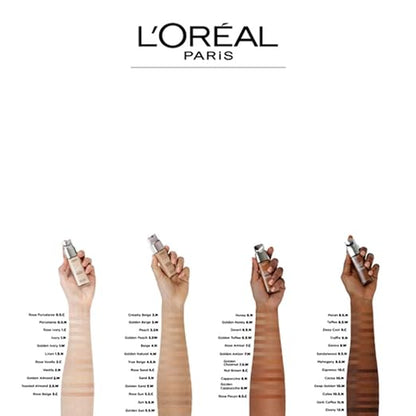 Roll over image to zoom in L'Oreal Paris True Match Super Blendable Matte, Natural Liquid Foundation (Rose Beige 3R3C3K, 30ml) Matte & Natural Finish