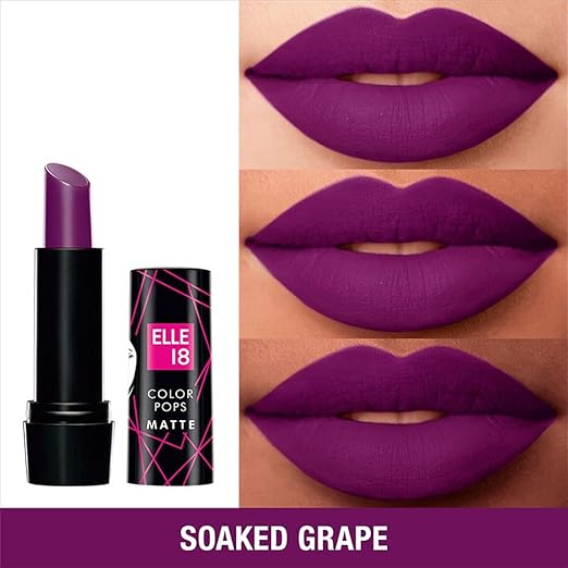 Elle18 Lipstick Soaked Grape (Matte)