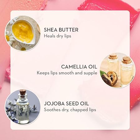 SUGAR Tipsy Lip Balm For Dry & Chapped Lips With Vitamin E, Shea Butter and Jojoba Oil | Lip Protection & Nourishment | LipBalm with SPF | 4.5gm - 02 Cosmopolitan