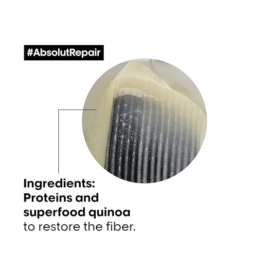 L'Oréal Professionnel Absolut Repair Shampoo For Damaged & Weakend Hair, 300ML |Professional Hair Repairing Shampoo|Hair Strengthening Shampoo