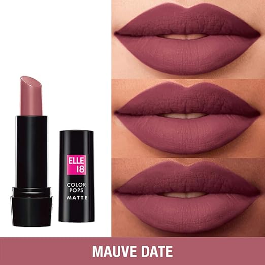 Elle18 Color Pops Matte Lip Color, Mauve Dat, 4.3 g