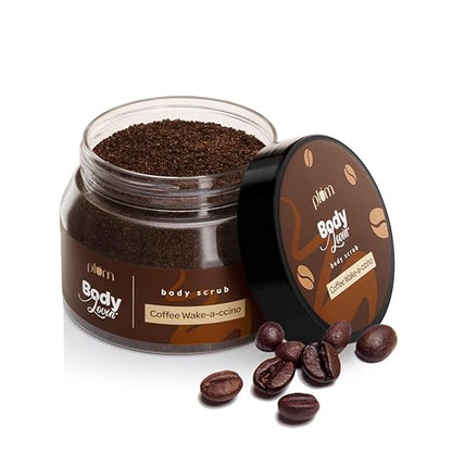 Plum BodyLovin' Coffee Wake-a-ccino Body Scrub | Skin Brightening | Tan Removal | Sulphate & Paraben Free | 100% Vegan | 100 g