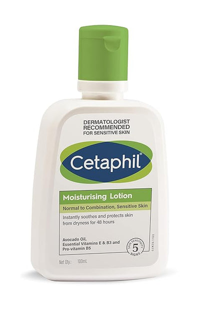 Cetaphil Gentle Skin Cleanser, 125 Ml & Moisturising Lotion 100 Ml