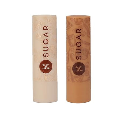 SUGAR Cosmetics - Tipsy Lips - Moisturizing Balm - Lip Moisturizer for Dry and Chapped Lips, Enriched with Shea Butter and Jojoba Oil | 03 Pinacolada & 05 Irish Coffee - Pack of 2