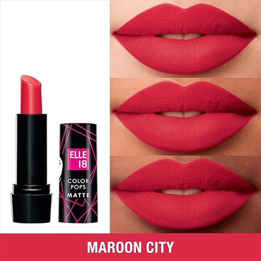 Elle18 Lipstick Maroon City (Matte)