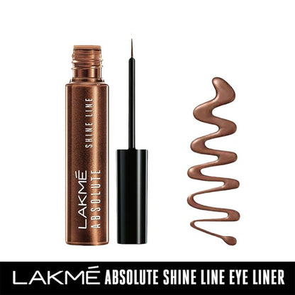 Lakme Absolute Shine Line Eye Liner, Shimmer Bronze, 4.5 ml