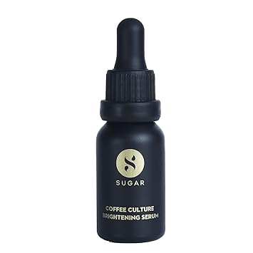 PACK OF 2 SUGAR Cosmetics - Coffee Culture - Brightening Serum with Coffee Extracts - Lighens Spots and Blemishes, Hydrates Skin, Light-weight Formulation