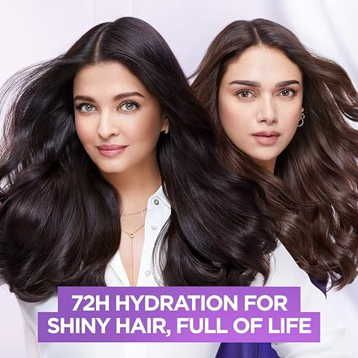 Pack of 2 L'Oreal Paris Dream Lengths No Haircut Cream Leave-In Conditioner, 200ml & L'Oreal Paris Hyaluron Moisture 72H Moisture Sealing Conditioner180ml