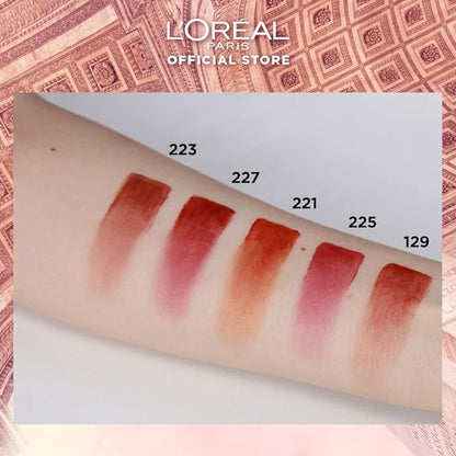 Loreal L'Oreal Paris Chiffon Signature Liquid Lipstick - 129 Lead, 7 ml