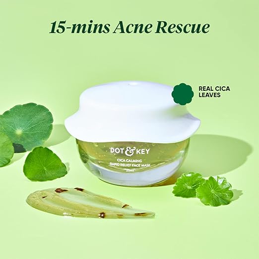 DOT & KEY Acne Care Cica Niacinamide Gel Face Pack For Oily, Acne Prone And Sensitive Skin With Green Tea For Acne, Dark Spot And Pigentation | For Men and Women Brand: Dot & Key