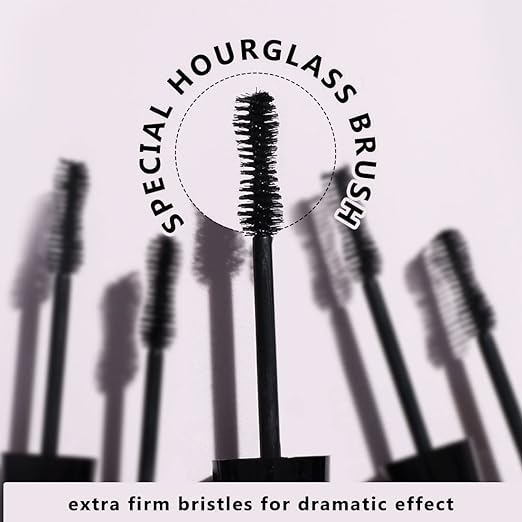 PACK OF 2 Plum Volume Mascara 01 Black Long Eye lashes Clump free Lash Sensational Long Lasting Waterproof Buildable Cosmetics Natural Lengthening