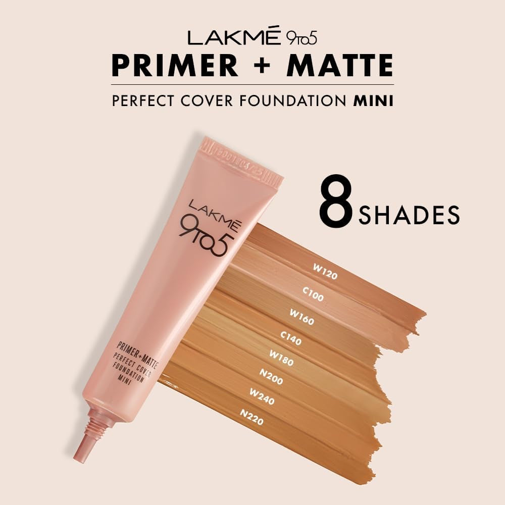 Lakme 9-5 P+M FDN Neutral nude mini 15ml