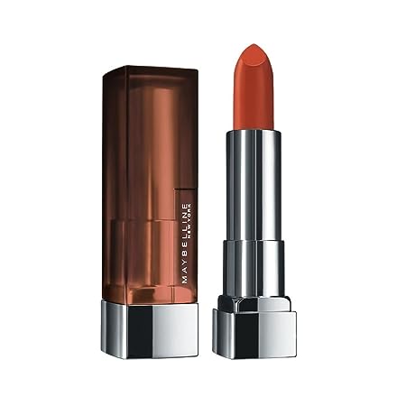 Maybelline New York Matte Lipstick, Intense Colour, Moisturised Lips, Color Sensational Creamy Matte, Chilli Nude 3.9g