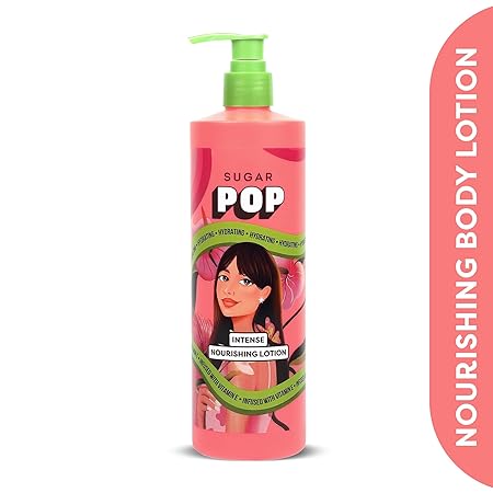 SUGAR POP Intense Nourishing Lotion - Vitamin E Enriched | For All Skin Types | Non-sticky | 400 ml