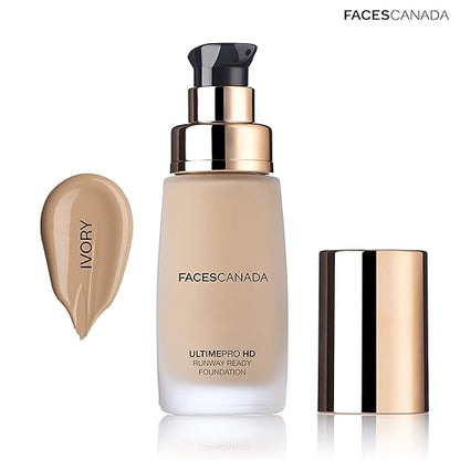 Faces Canada Ultime Pro HD Runway ready foundation Ivory 01