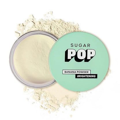 SUGAR POP Banana Powder – Tinted Loose Powder with Brightening Effect | Sets Makeup | Controls Shine | For all Skin Tones | 10 g