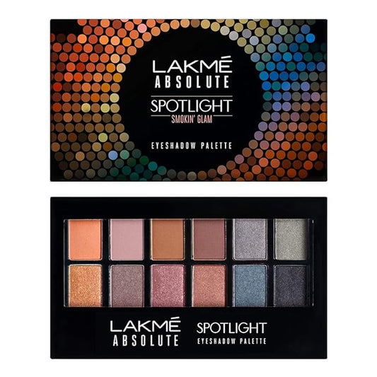 Lakmé Absolute Spotlight Eye Shadow Palette, Stilettos, 12 g