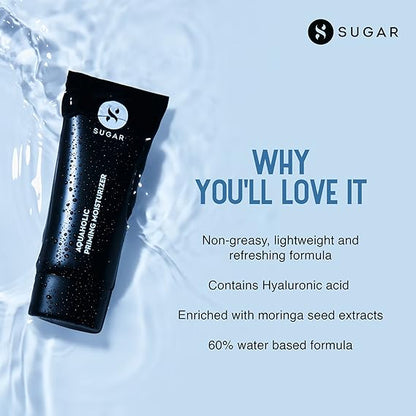 SUGAR Cosmetics - Aquaholic - Priming Moisturizer - 30 ml - 2-in-1 Primer and Moisturizer - Non-greasy, Lightweight Formulation