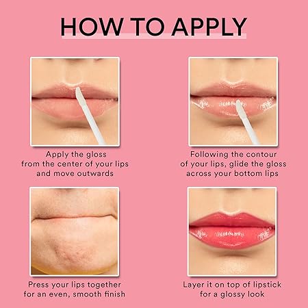 SUGAR POP High Shine Lip Gloss - 02 Cotton Candy (Light Pink) For Soft & Dewy Lips, Glossy Finish Enriched With Vitamin E, Jojoba Oil & Shea Butter, Richly Pigmented & Longlasting, 3.5ml