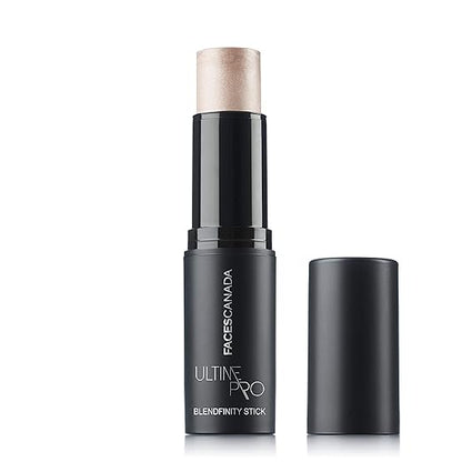 Faces Canada Ultime Pro Blendfinity Stick Illuminator 10 g Make Me Shine 01 & FACES CANADA Magneteyes Kajal - Black, 0.35g