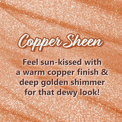 Plum BodyLovin’ Body Shimmer Oil - Copper Sheen | Intense colour payoff | Non-greasy | Long-lasting shimmer | Deep moisture |Fruity Fragrance