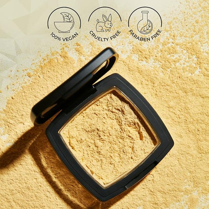 SUGAR Cosmetics - All Set To Go - Banana Powder - Setting Powder for Mattified Skin - Oil-Controlling, Smooth Application