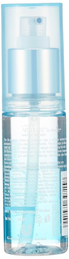 LAKMÉ Absolute Bi Phased Makeup Remover, 60ml