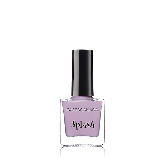 Faces Splash Glossy Nail Enamel, Viola 41, 8 ml and Faces Canada Splash Glossy Nail Enamel, White O White 14, 8 ml and Faces Splash Glossy Nail Enamel (Frozen 40, 8 Ml)