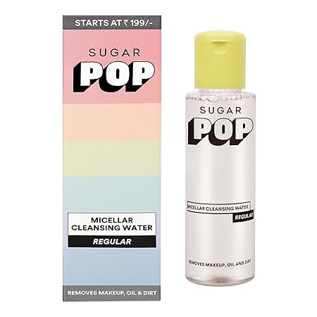 SUGAR POP Micellar Cleansing Water - Makeup Remover for all Skin Types | 100 ml