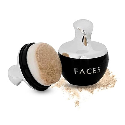 FACES CANADA Ultime Pro Mineral Loose Powder - Ivory Beige 02, 7g| Light-Medium Coverage | Soft Luminous Glow | Flawless Makeup Setting Powder | Silky Matte Finish