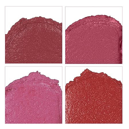 SUGAR POP 4 in 1 Lip Twist - 03 Bare Perfection | Multi-use Stackable Lipsticks for Women | Satin Matte Hydrating Formula | 6.4g