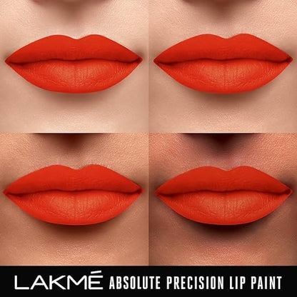 Lakmé Absolute Precision Lip Paint, Atomic Coral, 3g