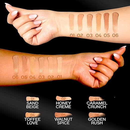 FACESCANADA Ultime Pro HD Concealer - Sand Beige 01, 3.8ml | Natural Matte Finish | 12HR Long Stay | Covers Dark Circles, Puffiness, Blemishes | Blends Easily | Orange & Vitamin C Enriched