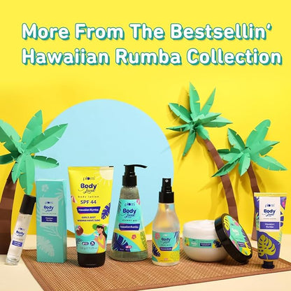 Plum BodyLovin' Hawaiian Rumba Perfumed Deodorant Spray | 2x Odor Control Molecules | Anti-bacterial Green Tea Extracts | Fresh Beachy Fragrance | 120 ml