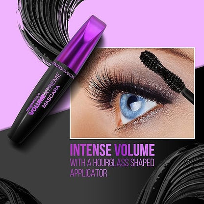 FACES CANADA Magneteyes Volume Xtreme Mascara - Black, 8g | Lengthens Lashes | Waterproof | Quick Drying | Long Wear | Intense Black Finish | Lightweight | Enriched With Jojoba Oil & Vitamin B