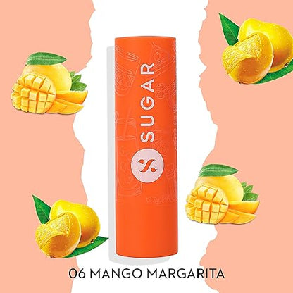 SUGAR Cosmetics - Tipsy Lip Balm - 06 Mango Margarita - 4.5 gms - Lip Moisturizer for Dry and Chapped Lips, Enriched with Shea Butter and Jojoba Oil