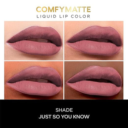 FACES CANADA Comfy Matte Mini Liquid Lipstick Value Pack of 2 - Getting Ready + Just So You Know | 2.4 ml | Comfortable 10HR Longstay | Smooth Intense Matte Color | No Dryness | No Alcohol