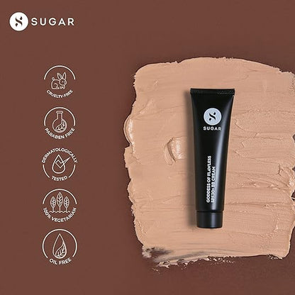 SUGAR Cosmetics - Goddess Of Flawless - BB Cream - 32 Cortado (Medium Shades) - Long Lasting, Lightweight BB Cream with Matte Finish