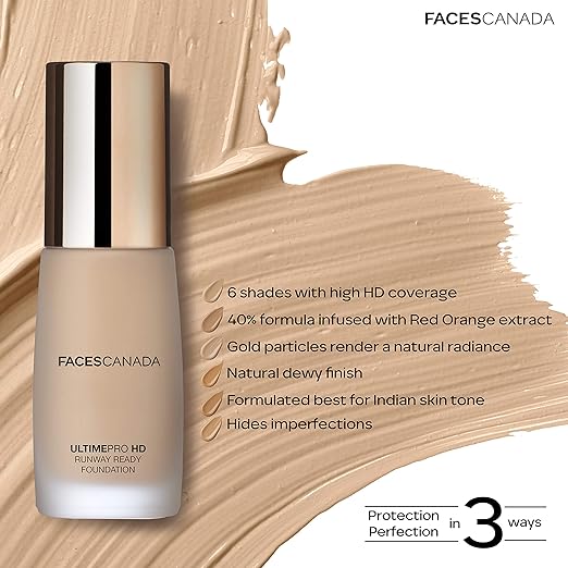 Faces Canada Ultime Pro HD Runway ready foundation Ivory 01