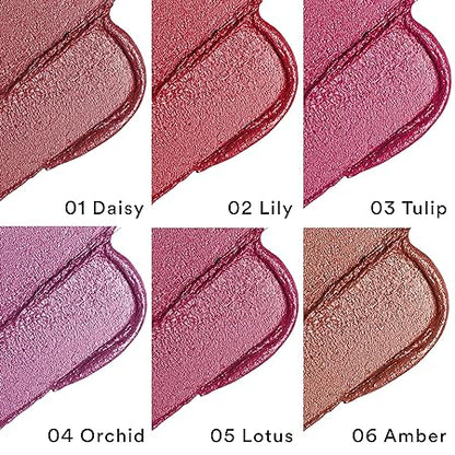 SUGAR POP Satin Matte Lipstick - 01 Daisy (Red) - 3 Gm - Infused With Vitamin E, Shea Butter & Jojoba Oil L Full Coverage, Ultra Pigmented, Hydrating, Weightless Formula L Lipstick For Women