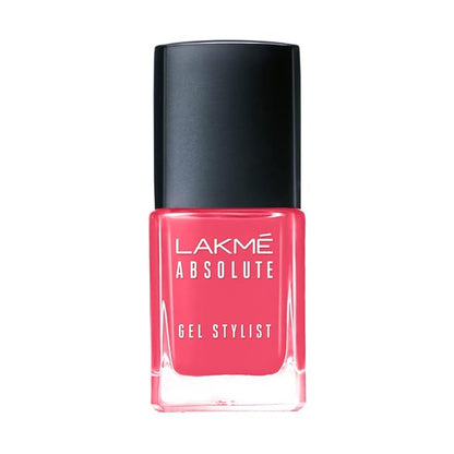 Lakme Absolute Gel Stylist Nail Color, Blazing, 12 ml