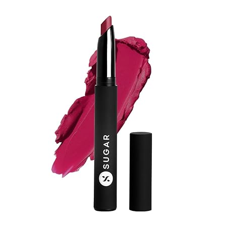 SUGAR Cosmetics Matte Attack Lipstick for Women | Transferproof & Smudgeproof | Lasts upto 12hrs | Enriched With Jojoba Oil | 2gm - Salmon Republic