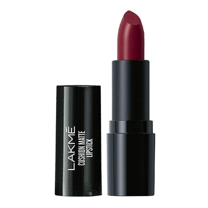 Lakmé Cushion Matte Lipstick, Red Orchid, 4.5 g