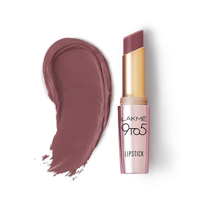 Lakme 9TO5 Primer + Matte Lip Color MP4 Plum Pick, 3.6 g