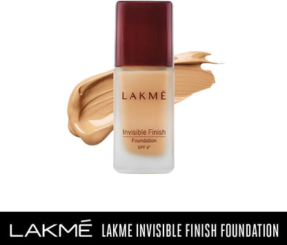 Lakme Invisible Finish SPF 8 Foundation, Shade 05, 25 ml