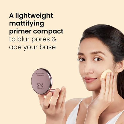 Lakme 9 to 5 Primer with Matte Powder Foundation Compact, Natural Light, 9g