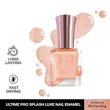 FACESCANADA Ultime Pro Splash Luxe Nail Enamel | Glossy Finish | Quick Drying | Long Lasting | High Shine | Chip Defiant | Even-Finish | Vegan | Non-Toxic | Ethanol-Free