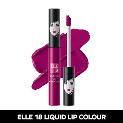 ELLE 18 Liquid Lip Color Matte Finish-Mauve Opera